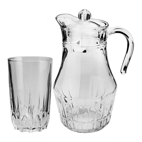 Jogo de Jarra 1,8 Litros com 6 Copos 265ml Victoria